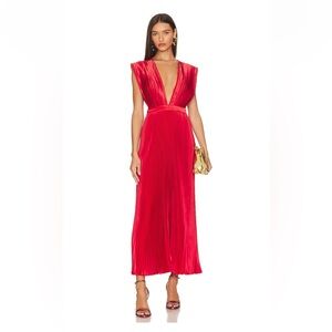 Revolve Clothing- L’IDEE - Gala Gown in Red. Worn once to a wedding.